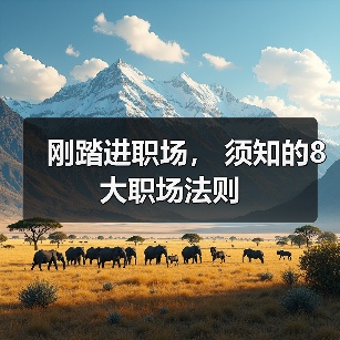 刚踏进职场, 须知的8大职场法则(图3) 刚踏进职场, 须知的8大职场法则(图3)