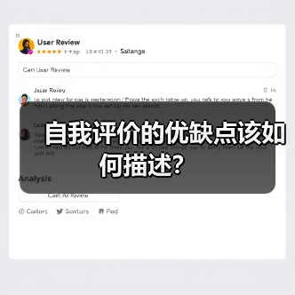 自我评价的优缺点该如何描述？（图2）