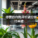 你要的自我评价满分技巧来喽（图1）