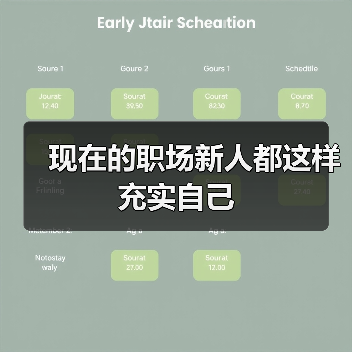 现在的职场新人都这样充实自己(图2) 现在的职场新人都这样充实自己(图2)