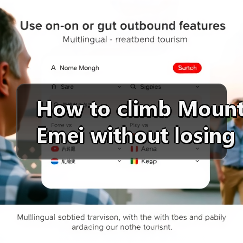 How to climb Mount Emei without losing your mind? A complete travel guide for first-timers(图4) How to climb Mount Emei without losing your mind? A complete travel guide for first-timers(图4)