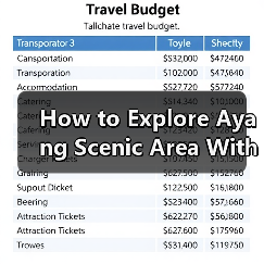 How to Explore Ayang Scenic Area Without a Tour Group? A Complete Self-Guided Travel Guide(图4) How to Explore Ayang Scenic Area Without a Tour Group? A Complete Self-Guided Travel Guide(图4)