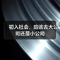 初入社会,应该去大公司还是小公司(图3) 初入社会,应该去大公司还是小公司(图3)