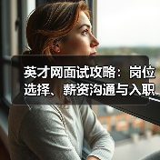 英才网面试攻略:岗位选择、薪资沟通与入职确认5大实用方法(图1) 英才网面试攻略:岗位选择、薪资沟通与入职确认5大实用方法(图1)