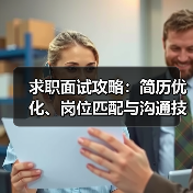 求职面试攻略:简历优化、岗位匹配与沟通技巧(2026版)(图2) 求职面试攻略:简历优化、岗位匹配与沟通技巧(2026版)(图2)