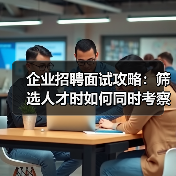 企业招聘面试攻略:筛选人才时如何同时考察能力与稳定性(图2) 企业招聘面试攻略:筛选人才时如何同时考察能力与稳定性(图2)