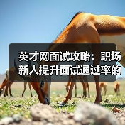 英才网面试攻略:职场新人提升面试通过率的3个实用方法(图4) 英才网面试攻略:职场新人提升面试通过率的3个实用方法(图4)