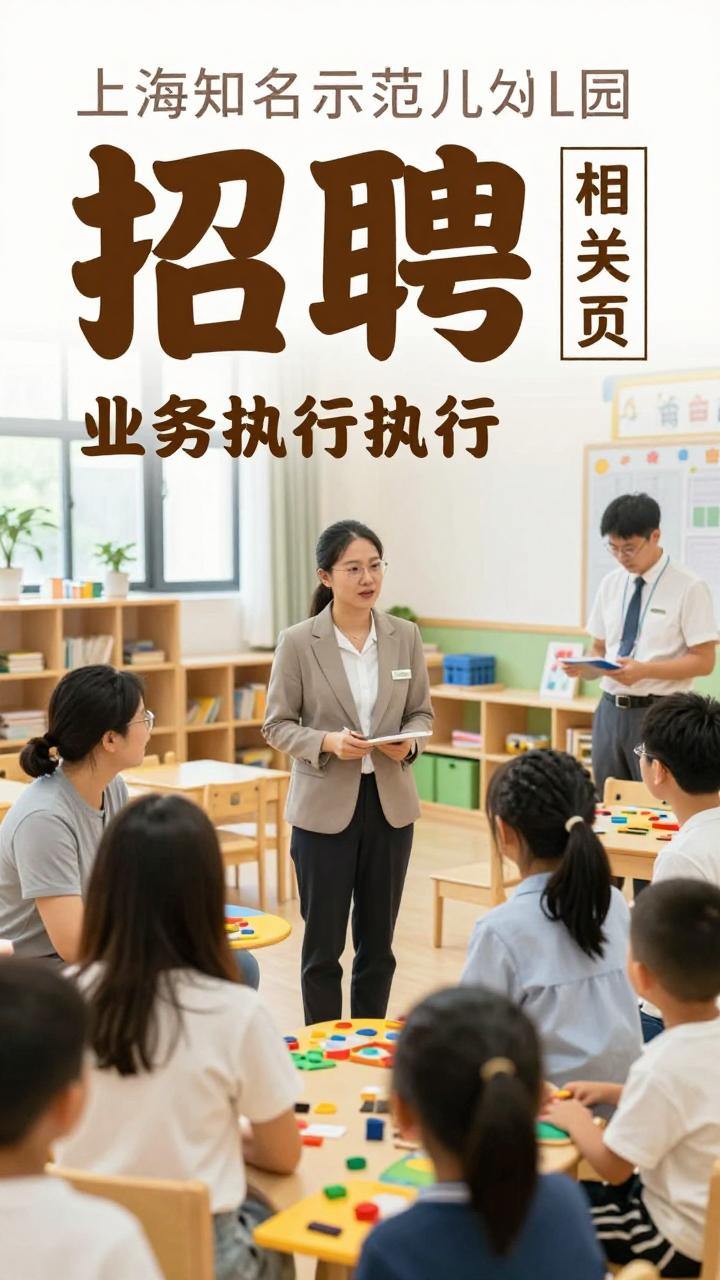 上海知名示范幼儿园招聘教师兼教育管理者(图1) 上海知名示范幼儿园招聘教师兼教育管理者