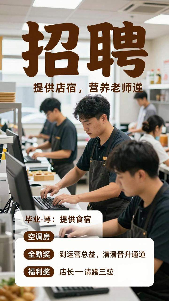 餐饮岗位高薪招聘,晋升通道宽,福利待遇好(图1) 餐饮岗位高薪招聘,晋升通道宽,福利待遇好