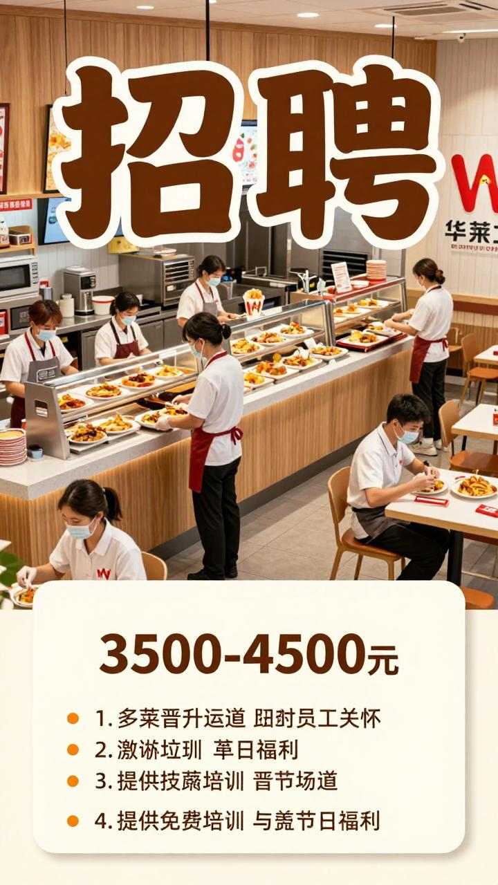 快餐店服务员招聘,包住多薪晋升机会多(图3) 快餐店服务员招聘,包住多薪晋升机会多