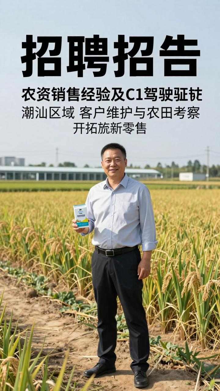 潮汕农资销售招聘,需驾驶证与农资经验(图3) 潮汕农资销售招聘,需驾驶证与农资经验