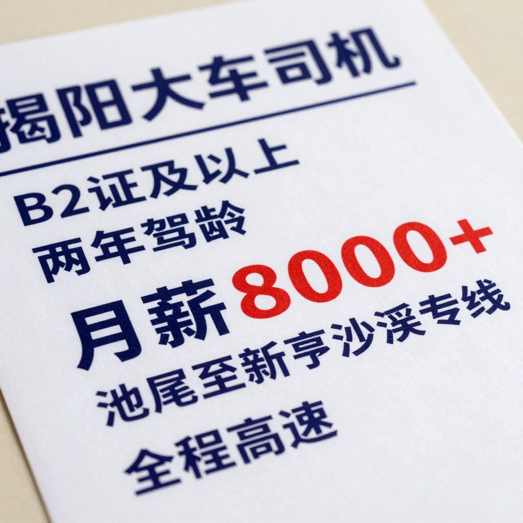 【极兔】招大货车司机(图2) 【极兔】招大货车司机
